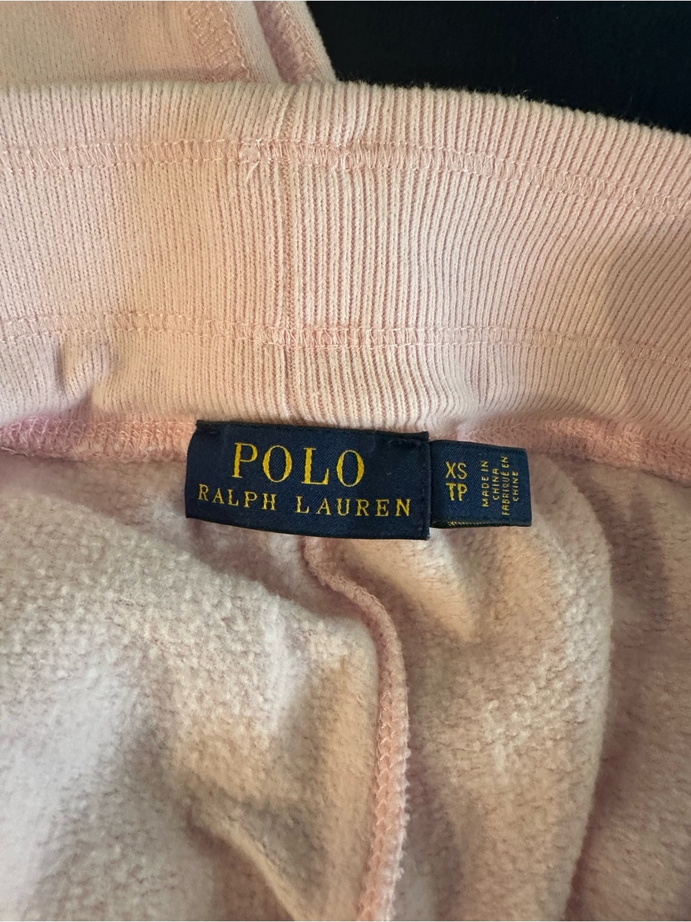 Ralph Lauren Light Pink Fleece Jogger Sweatpants - Picture 3 of 10